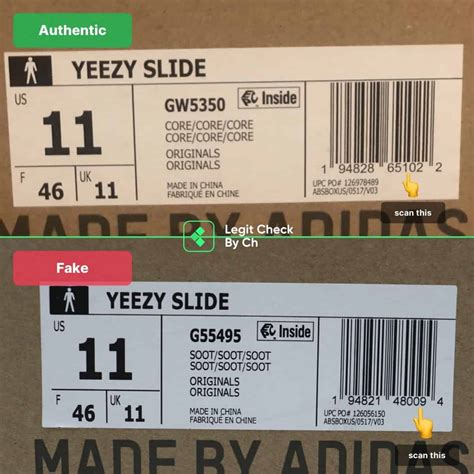 false Yeezy numbers